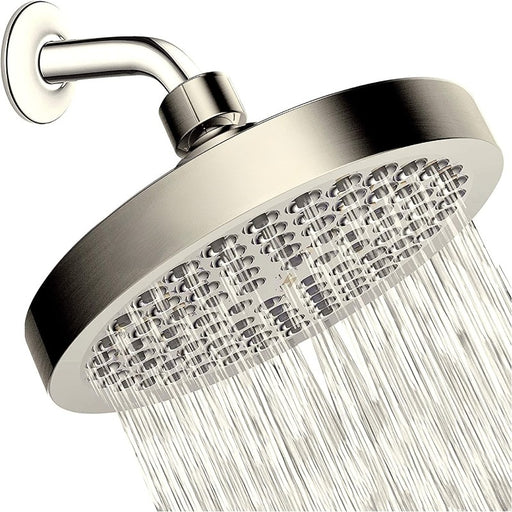 High Pressure Rain Modern Tool-Less Installation Adjustable Replacement For Your Bathroom Shower Heads - Grafton Collection