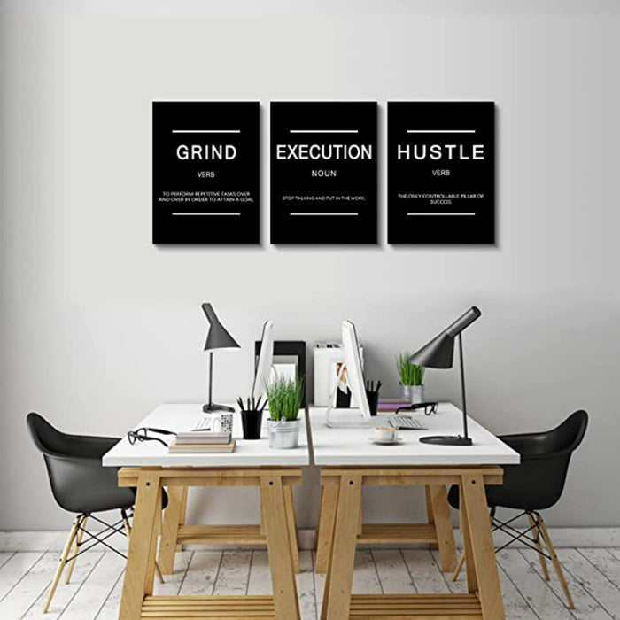 Pack Of 2 Inspirational Print Poster for Home, Office And Workplace