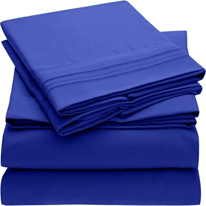 Extra Deep Pocket Bedding Sheets & Pillowcases - Hotel Luxury, Ultra Soft, Cooling Bed Sheets