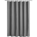 Gray Shower Curtain Liner - Lightweight Curtains With Magnets, Metal Grommets - Grafton Collection