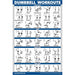 Dumbbell Workout Exercise Poster - Weight Body Building Guide - Grafton Collection