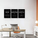Pack Of 3 Positive Motivational Quotes Printed Wall Art - Grafton Collection