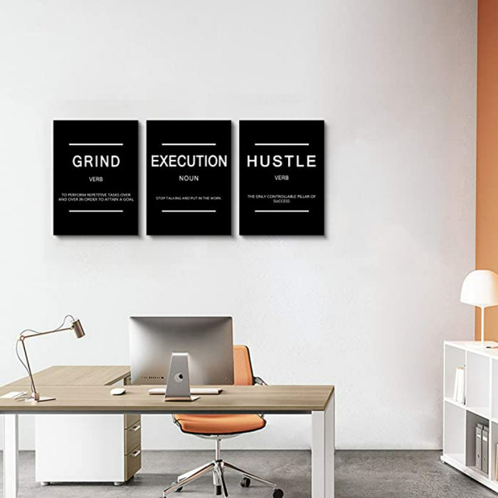 Positive Motivational Quotes Printed Wall Art - Grafton Collection
