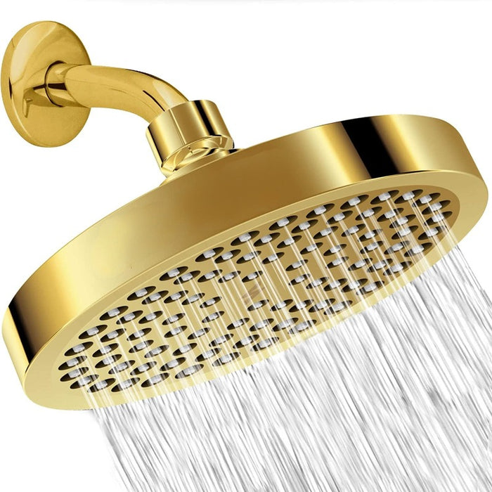 High Pressure Rain Modern Tool-Less Installation Adjustable Replacement For Your Bathroom Shower Heads - Grafton Collection