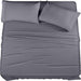 Brushed Microfiber Bedding Sheets Set, 4 Piece Bedding, Shrinkage and Fade Resistant, Easy Care - Grafton Collection