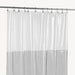 Gray Shower Curtain Liner - Lightweight Shower Curtains With Magnets, Metal Grommets - Grafton Collection