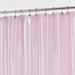 Shower Pink Curtain Liner - Lightweight Shower Curtain With Magnets, Metal Grommets - Grafton Collection