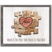 Personalized Puzzle Wall Art | Unique And Sentimental Customized With Up To 8 Names | Framed Canvas Or Wood Sign - Grafton Collection