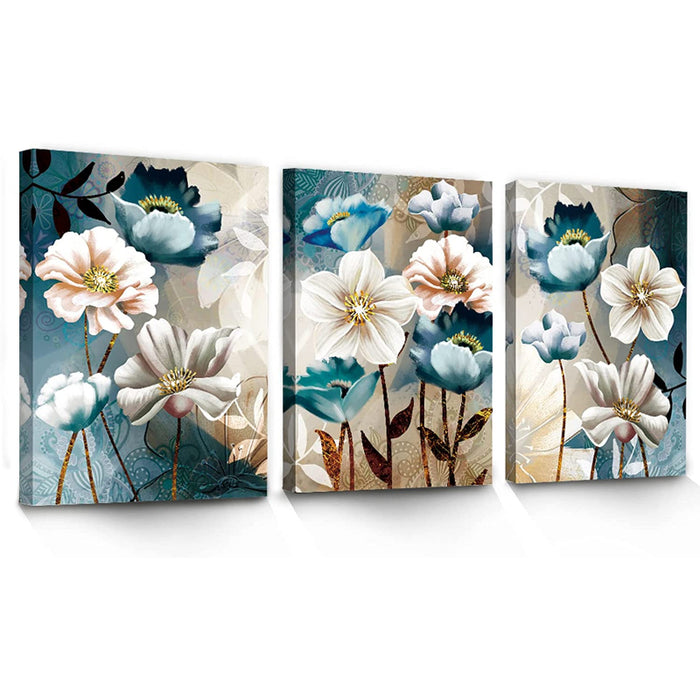 Pack Of 3 Canvas Wall Art for Living Room - Grafton Collection