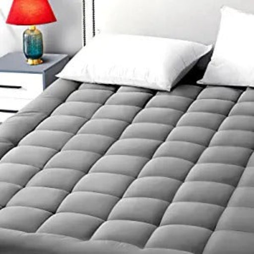 Mattress Pad Pillow Top Mattress Cover Quilted Fitted Protector Deep Pocket Cooling Topper - Grafton Collection