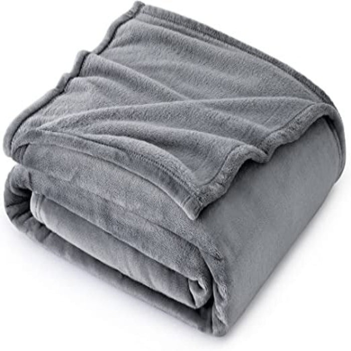 Throw Blanket for Couch- Lightweight Plush Fuzzy Cozy Soft Blankets and Throws for Sofa - Grafton Collection