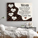 Personalized Mother's Day Gifts For Mom From Son Daughter Unique Birthday Presents For Mom Custom Puzzle Sign Canvas Prints Rustic Wall Art Home Decor - Grafton Collection