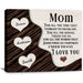 Personalized Mother's Day Gifts For Mom From Son Daughter Unique Birthday Presents For Mom Custom Puzzle Sign Canvas Prints Rustic Wall Art Home Decor - Grafton Collection