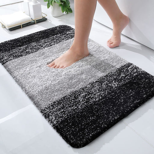 Luxury Bathroom Rug Mat, Extra Soft And Absorbent Microfiber Bath Rugs, Non-Slip Plush Shaggy Bath Carpet, Machine Wash Dry, Bath Mats For Bathroom Floor, Tub And Shower - Grafton Collection