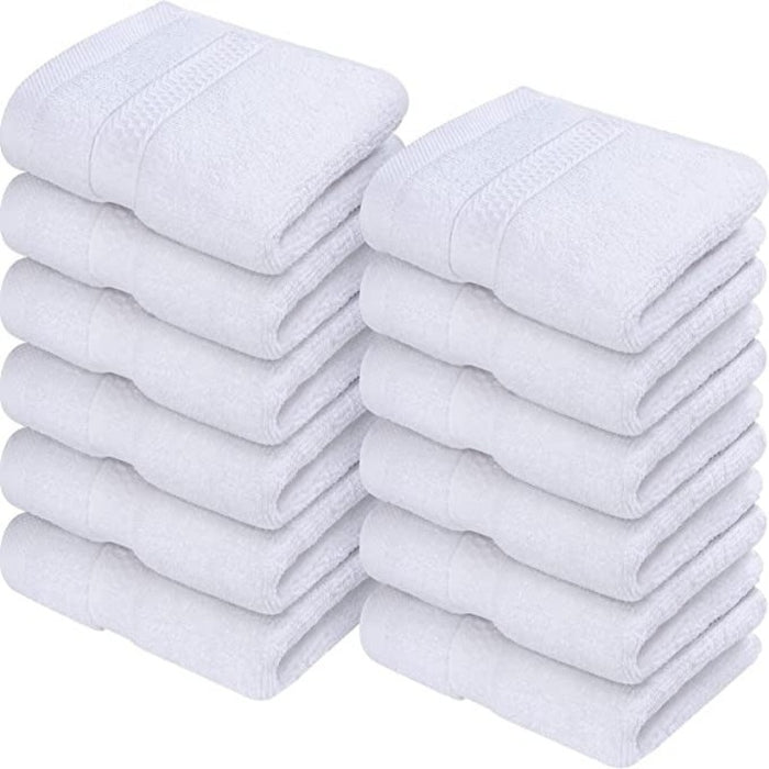 Washcloth Set Face Cloths, Highly Absorbent and Soft Feel Fingertip Towels - Grafton Collection