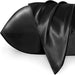 Satin Pillow Covers 2 Pack with Envelope Closure, Silk Satin Pillowcase Set of 2 - Silk Pillowcases for Hair and Skin - Grafton Collection