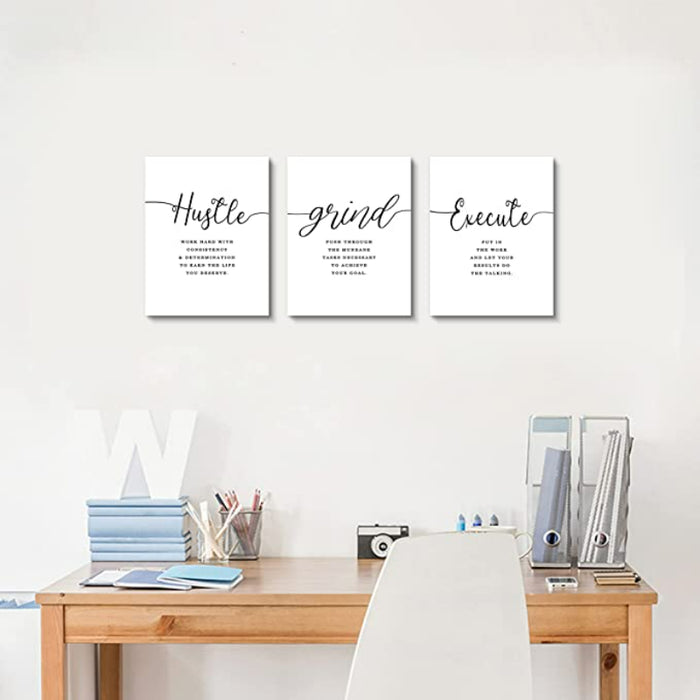 Positive Quotes Wall Poster for Home, Office And Workplace - Grafton Collection