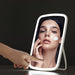 Makeup Mirror - Touch Screen Vanity Mirror with LED Brightness Adjustable Portable USB Rechargeable - Grafton Collection