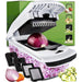 Vegetable Chopper Spiralizer Onion With Container Slicer Dicer Cutter - 4 Blades - Grafton Collection