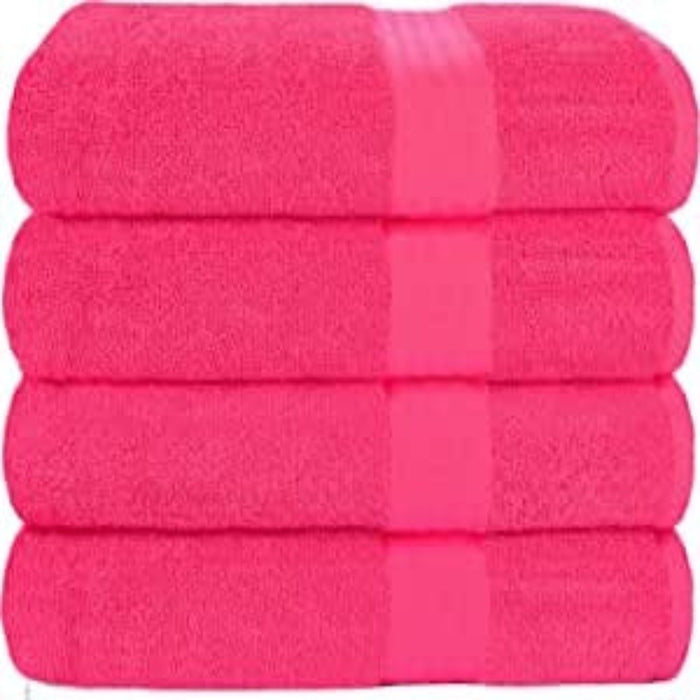 4 Pack Bath Towel Set, 4 Bath Towels, Ideal for Everyday use, Ultra Soft & Highly Absorbent - Grafton Collection