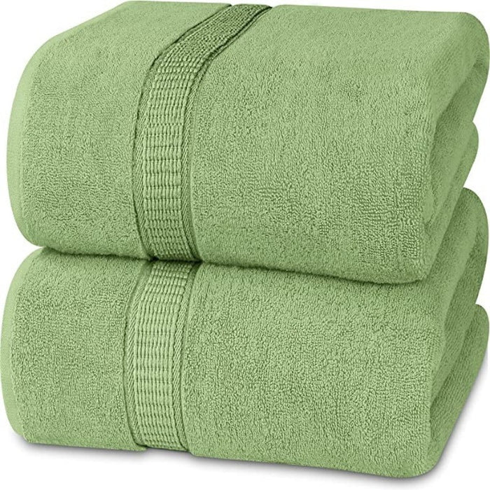 Jumbo Bath Sheet Ring Highly Absorbent and Quick Dry Extra Large Bath Towel Super Soft Hotel Quality Towel - Grafton Collection