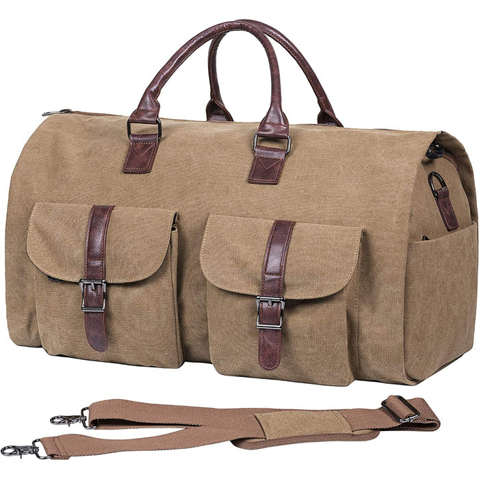 Canvas Weekender Bag With Straps