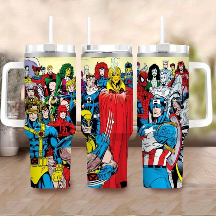 Captain America Printed Insulated Tumbler