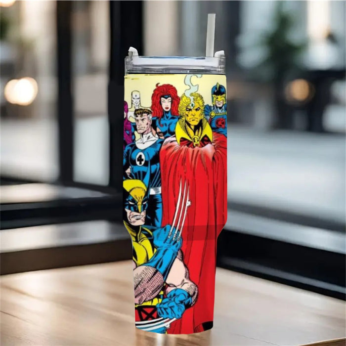 Captain America Printed Insulated Tumbler