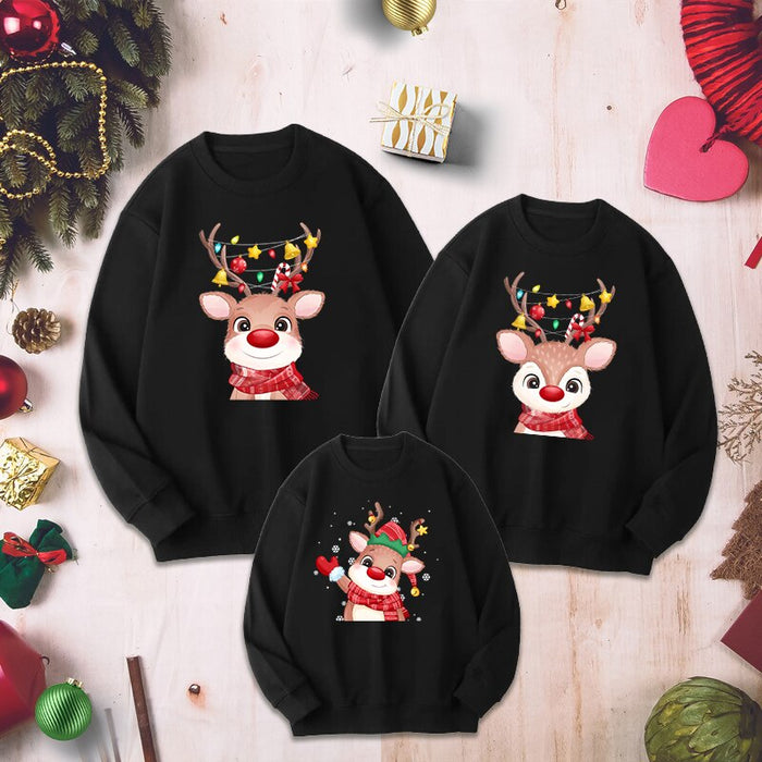 Cartoon Printed Christmas Sweatshirt - Grafton Collection