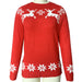 Christmas Deer Printed Knitted Sweater - Grafton Collection