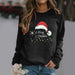 Christmas Print Round Sweater - Grafton Collection