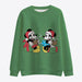 Christmas Mickey and Minnie Crew Collar Sweatshirt - Grafton Collection