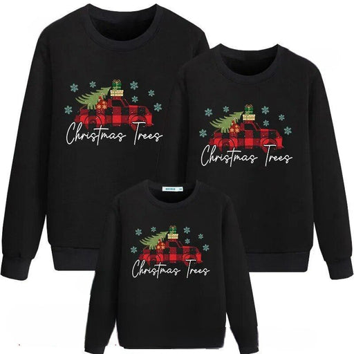 Christmas Tree Printed Graphic Family Sweatshirt - Grafton Collection