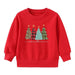 Christmas Tree Printed  Sweatshirt - Grafton Collection