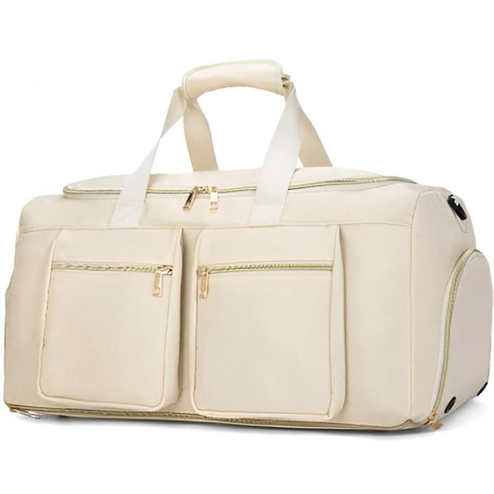 Compact Duffel Bag With Shoe Compartment