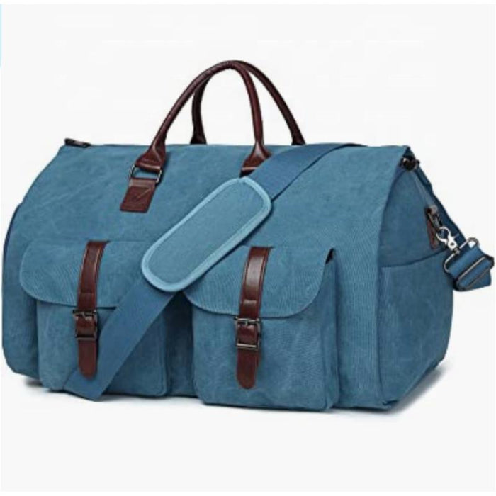 Convertible Canvas Garment Duffel Bag