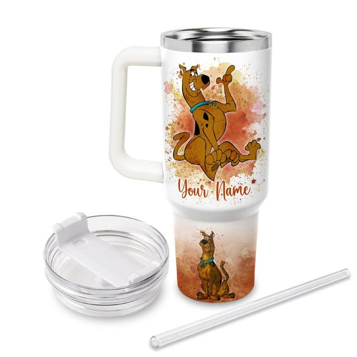 Custom Name A Scooby Doo Printed Tumbler