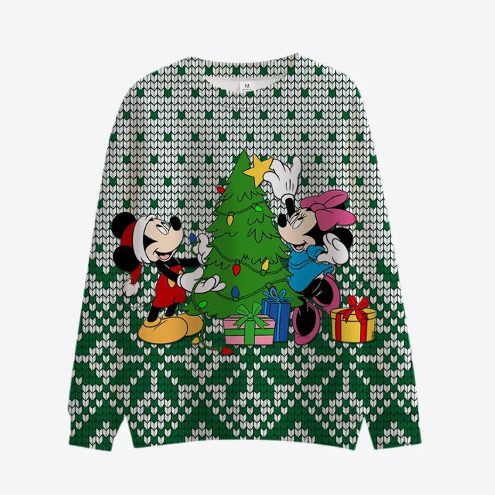 Disney Cartoon Printed Christmas Pullover - Grafton Collection