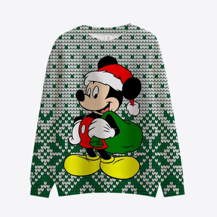 Disney Cartoon Printed Christmas Pullover - Grafton Collection