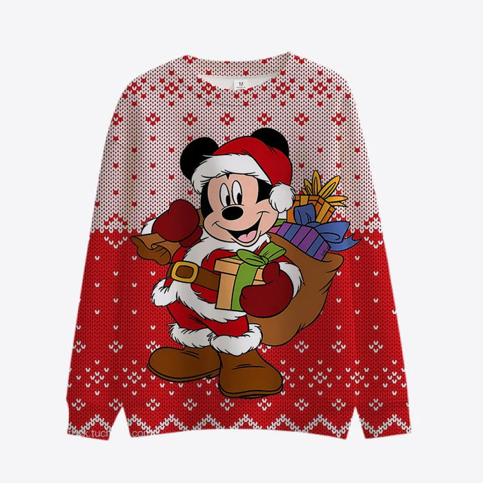 Disney Cartoon Printed Christmas Pullover - Grafton Collection