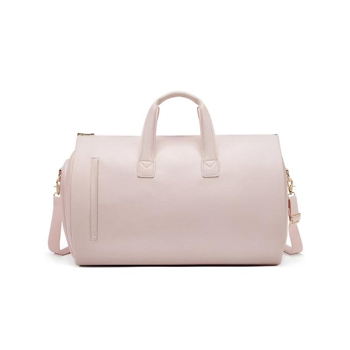 Elegant Duffel Bag With Front Zipper Pockets