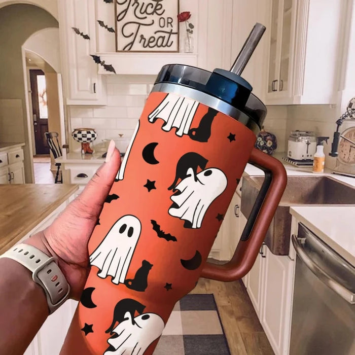 Halloween Themed Tumbler With Double Wall Insulation