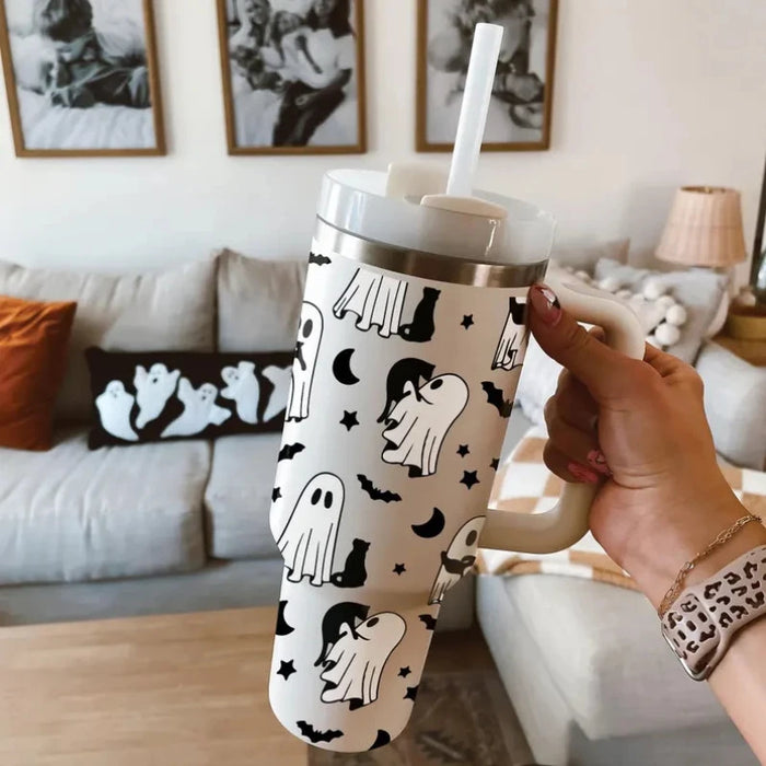 Halloween Themed Tumbler With Double Wall Insulation