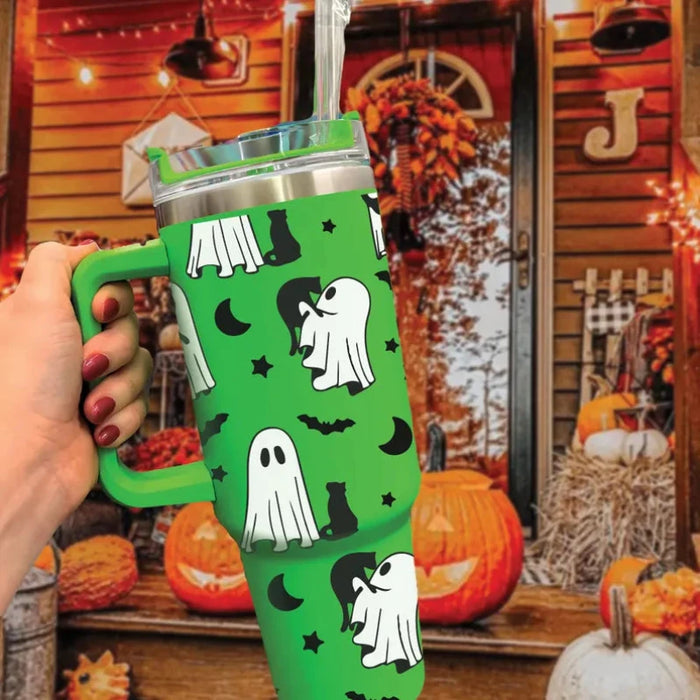 Halloween Themed Tumbler With Double Wall Insulation