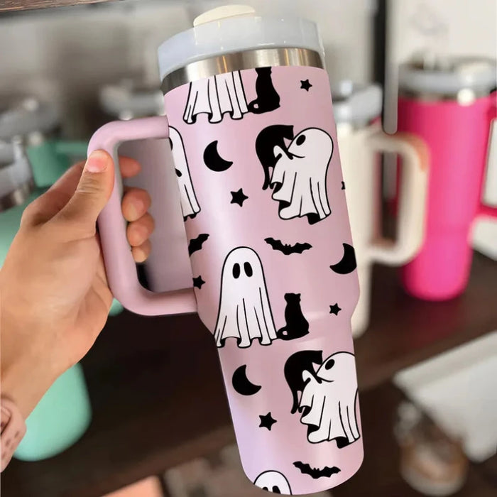 Halloween Themed Tumbler With Double Wall Insulation