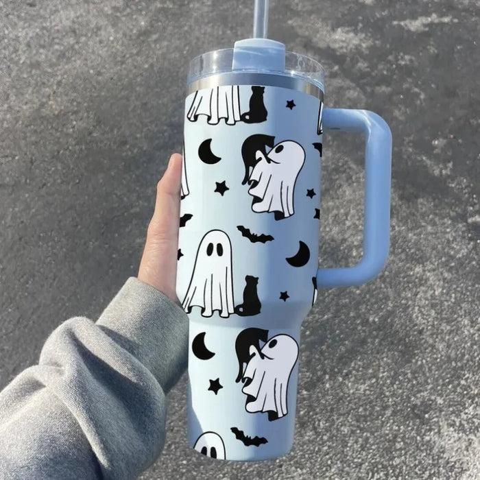 Halloween Themed Tumbler With Double Wall Insulation