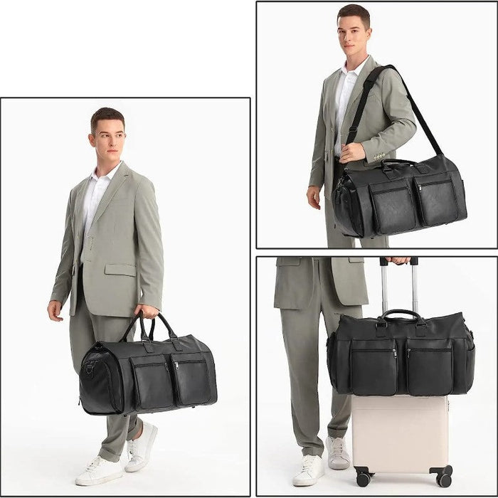 Luxurious Duffel Bag With Front Pockets