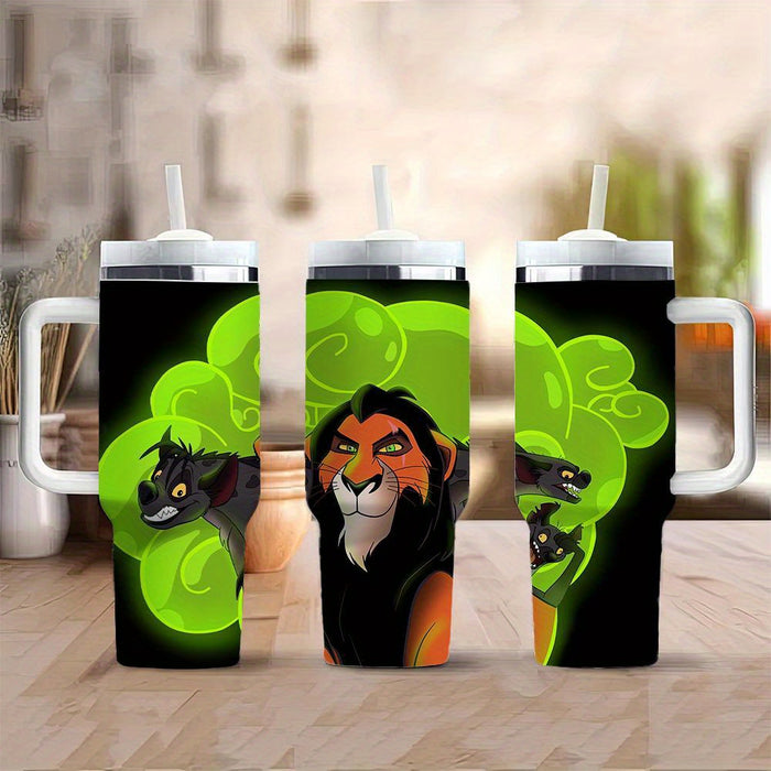 Lion King Villains Insulated Tumbler With Lid And Straw