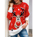 Long Sleeve Fur Christmas Sweater - Grafton Collection