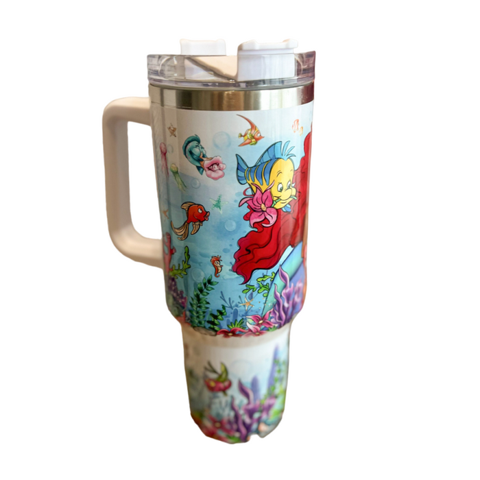 Mermaid 40 oz Kawaii Travel Tumbler Mug